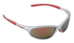 Grinder Sunglasses Silver / Red
