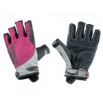 Spectrum 3/4 Finger Gloves Black / Fuchsia