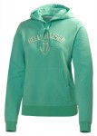 Graphic Hoodie Light Turquoise Woman