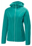 Pace Stretch Hoodie Bright Turquoise Woman