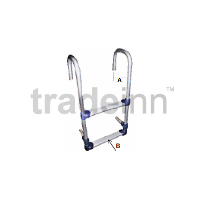 Ladder with Movable Arm Hooks